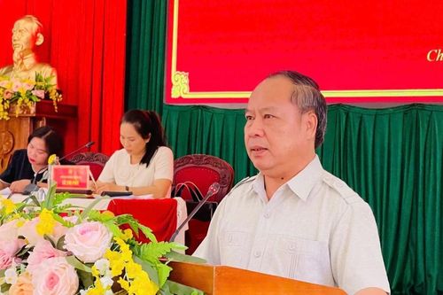 Phó Bí thư Tỉnh ủy Châu Ngọc Tuấn dự hội nghị Ban Chấp hành Đảng bộ xã Chư Prông lần thứ 3 (mở rộng)