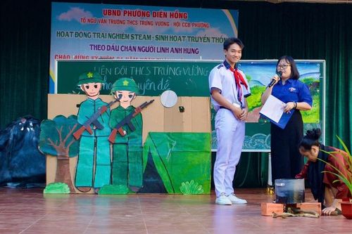 Hơn 1.200 học sinh trải nghiệm STEM 'Theo dấu chân người lính anh hùng'