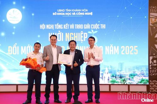 Trao giải cuộc thi Khởi nghiệp đổi mới sáng tạo Khánh Hòa năm 2025