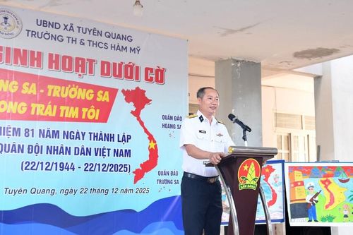 Hơn 1.200 học sinh Lâm Đồng được tuyên truyền chủ quyền biển, đảo