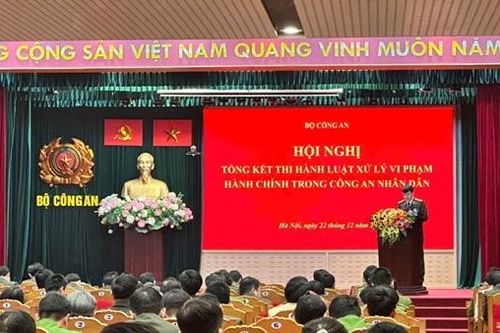 Tổng kết thi hành Luật Xử lý vi phạm hành chính trong CAND