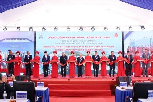 EVN khởi công, khánh thành đồng loạt nhiều dự án, công trình điện