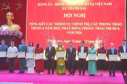 Xã Thanh Oai phát động phong trào thi đua năm 2026