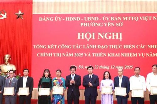 Phường Yên Sở tháo gỡ điểm nghẽn để hoàn thành các chỉ tiêu năm 2026