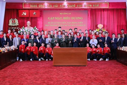 Bộ Công an gặp mặt, biểu dương các VĐV, HLV xuất sắc tại SEA Games 33