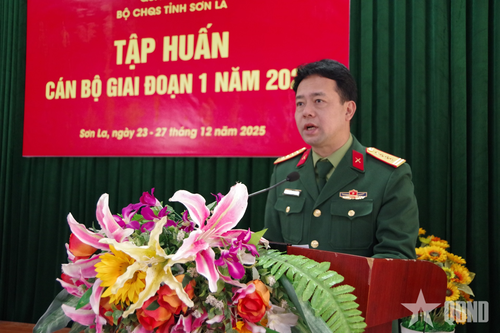 Sơn La: Nâng cao chất lượng cán bộ quân sự các cấp