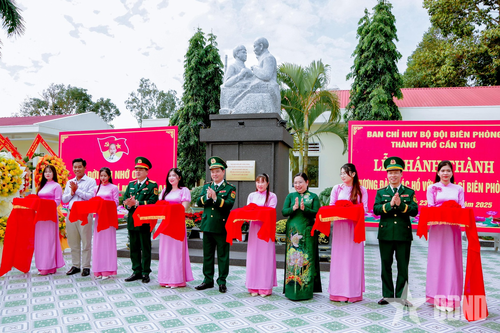 Cần Thơ: Khánh thành tượng đài 'Bác Hồ với chiến sĩ Biên phòng'