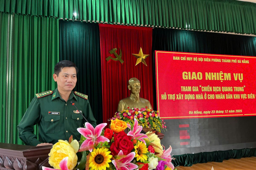 Bộ đội Biên phòng TP Đà Nẵng giao nhiệm vụ lực lượng tham gia 'Chiến dịch Quang Trung'