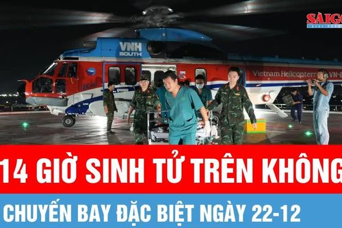 14 tiếng 'sinh tử' trên không: Cấp cứu 2 bệnh nhân nguy kịch từ đặc khu trường sa