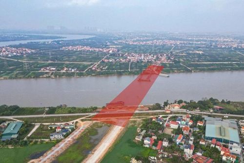 Toàn cảnh công trường thi công cầu Mễ Sở rộng 4 làn xe nối Hà Nội - Hưng Yên