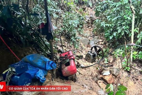 Truy quét nhóm đối tượng thăm dò vàng trái phép