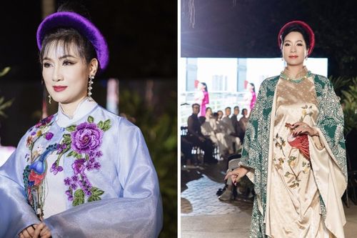 NSND Trịnh Kim Chi làm người mẫu, hoa hậu Hà Kiều Anh sang trọng không ngờ