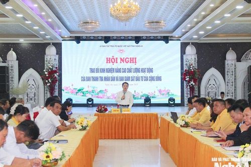 Hội nghị trao đổi kinh nghiệm nâng cao chất lượng hoạt động Ban Thanh tra, Ban giám sát đầu tư cộng đồng