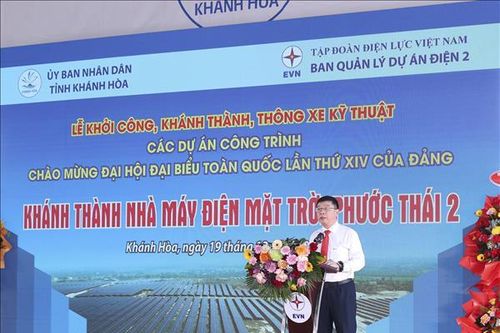 Khánh thành Nhà máy điện mặt trời Phước Thái 2