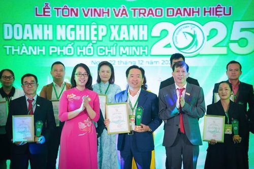 TP. Hồ Chí Minh: Vinh danh 155 doanh nghiệp xanh năm 2025