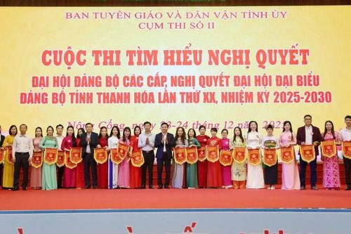 Cuộc thi tìm hiểu Nghị quyết Đại hội Đảng bộ các cấp - Cụm thi số II