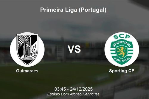 Nhận định Guimaraes vs Sporting CP - Primeira Liga