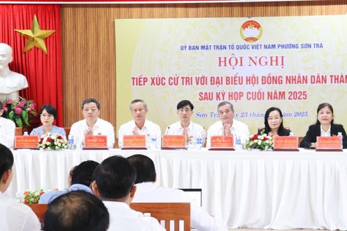 Đại biểu HĐND thành phố Đà Nẵng tiếp xúc cử tri phường Sơn Trà, An Hải và đặc khu Hoàng Sa