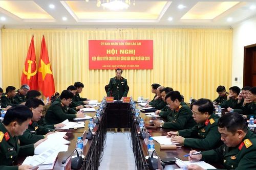 Lào Cai tổ chức hội nghị hiệp đồng tuyển chọn và gọi công dân nhập ngũ năm 2026