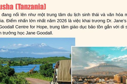 9 điểm đến tuyệt vời nhất thế giới cho hành trình năm 2026