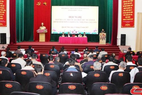 Tổ đại biểu HĐND tỉnh tiếp xúc cử tri sau Kỳ họp thứ mười hai tại xã Quỳnh Nhai