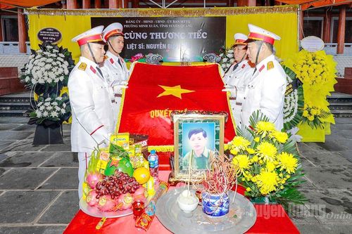 Minh Xuân đón nhận và an táng hài cốt liệt sỹ Nguyễn Đức Khải