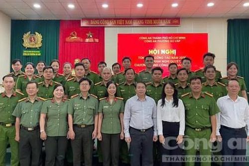 Công an phường Gò Vấp triển khai công tác năm 2026 gắn với phong trào thi đua 'Ba nhất'