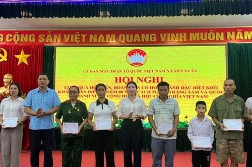 Mặt trận Tổ quốc xã Yên Xuân phát huy vai trò nòng cốt trong giảm nghèo