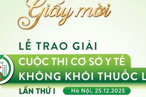 2 ngày nữa trao giải cuộc thi 'Cơ sở y tế không khói thuốc lá' lần thứ I