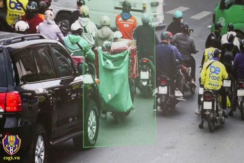 Hà Nội xử lý hàng loạt shipper che biển số để né phạt nguội