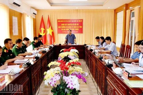 Giám sát việc tổ chức thực hiện Nghị quyết Đại hội đại biểu Đảng bộ tỉnh An Giang lần thứ I