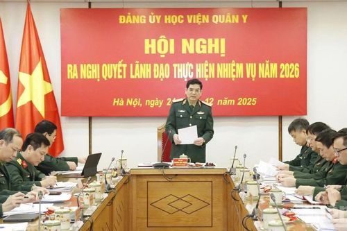 Đảng ủy Học viện Quân y ra nghị quyết lãnh đạo thực hiện nhiệm vụ năm 2026