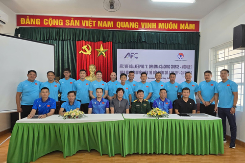 Việt Nam tổ chức khóa học huấn luyện viên thủ môn chứng chỉ 'A' AFC lần thứ hai