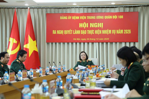 Đảng ủy Bệnh viện Trung ương Quân đội 108 lãnh đạo đổi mới toàn diện, tạo nền tảng phát triển bền vững năm 2026