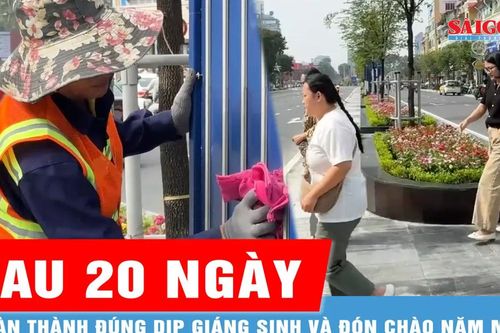 TPHCM: Sau 20 ngày chỉnh trang, dọc hai bên đường Lê Lợi giờ ra sao?