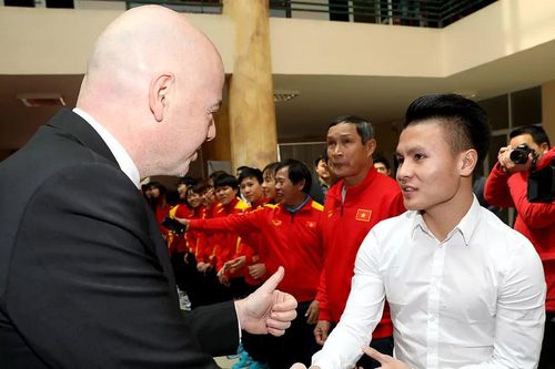 Chủ tịch FIFA gửi thư chúc mừng bóng đá Việt Nam