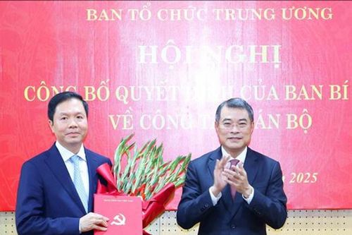 Ban Bí thư điều động, bổ nhiệm Phó Trưởng Ban Tổ chức Trung ương trước thềm Đại hội XIV
