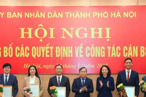 Hà Nội điều động, bổ nhiệm 5 lãnh đạo sở, ngành, đơn vị