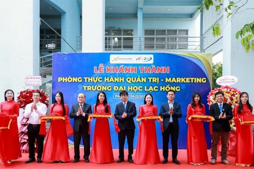 Khánh thành Phòng thực hành Quản trị – Marketing tại Trường Đại học Lạc Hồng
