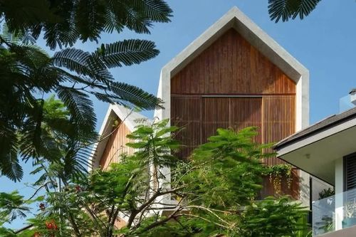Nhà phố thiết kế với sân vườn và cây xanh 'len lỏi' vào từng không gian