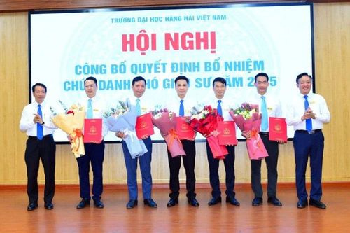 Trường Đại học Hàng hải Việt Nam có thêm 6 phó giáo sư