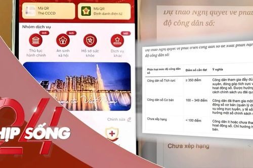 NHỊP SỐNG 24: Cục C06 - Điểm công dân số trên VNeID để khuyến khích, không xử phạt