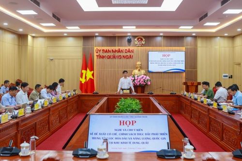BSR đóng góp cơ chế thúc đẩy phát triển Trung tâm lọc hóa dầu và năng lượng quốc gia tại Dung Quất