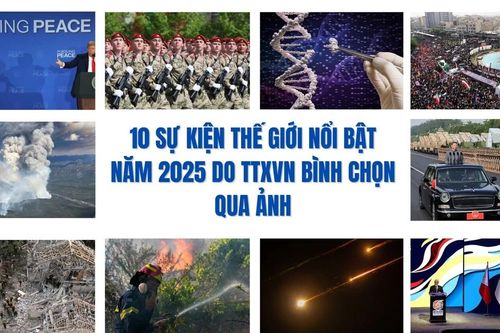 10 sự kiện thế giới nổi bật năm 2025 do TTXVN bình chọn qua ảnh