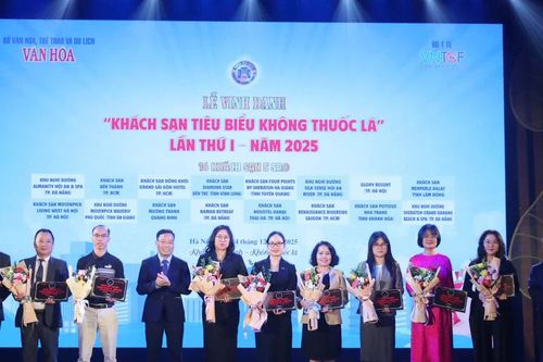 Vinh danh 44 khách sạn tiêu biểu không thuốc lá vì môi trường xanh sạch