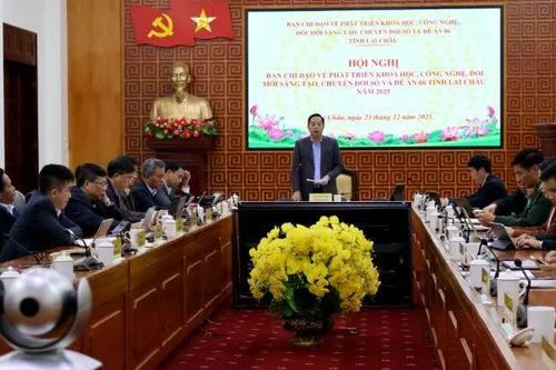 Lai Châu họp Ban chỉ đạo Nghị quyết 57 và Đề án 06