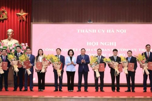 Hà Nội điều động, bổ nhiệm loạt cán bộ
