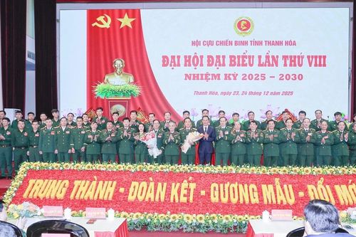 Xây dựng Hội CCB Thanh Hóa vững mạnh toàn diện, bảo đảm đồng bộ, thống nhất với chính quyền địa phương 2 cấp