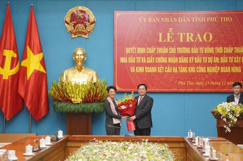 Phú Thọ đón dòng vốn trăm triệu đô từ tập đoàn của Thái Lan