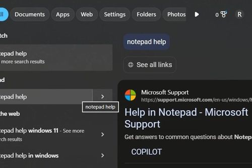 Hướng dẫn cách nhận trợ giúp và xử lý lỗi Notepad trên Windows